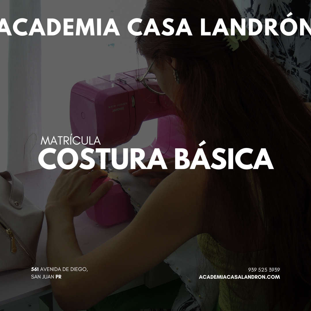 MATRÍCULA COSTURA BÁSICA 2025