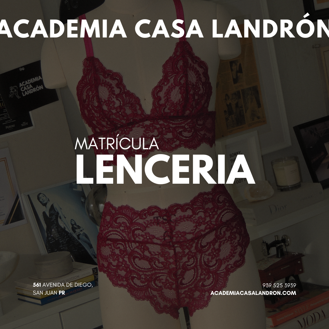 MATRÍCULA LENCERÍA