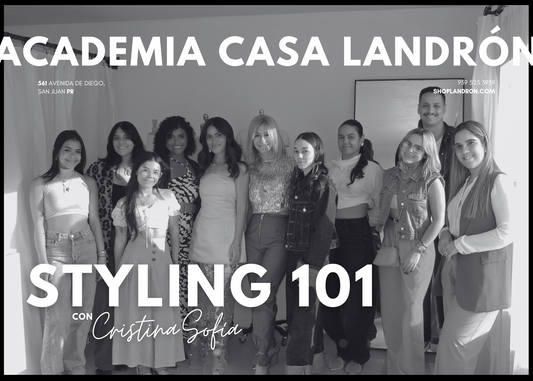 STYLING 101 con Cristina Sofía