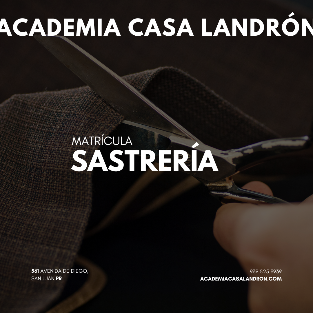 MATRÍCULA SASTRERÍA AGOSTO 2025