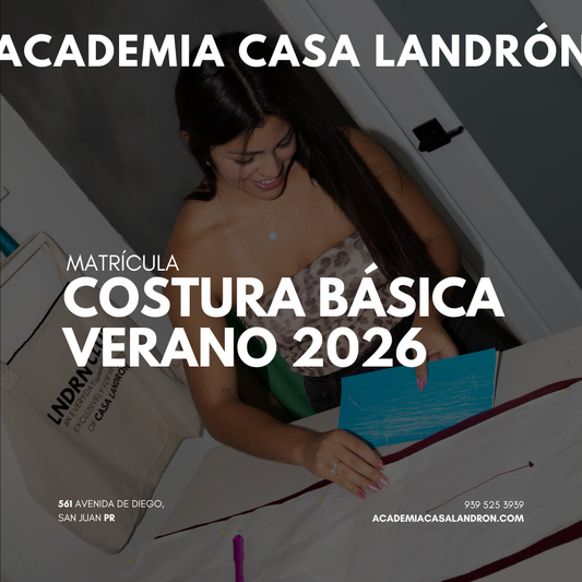 MATRÍCULA COSTURA BÁSICA JUNIO 2026